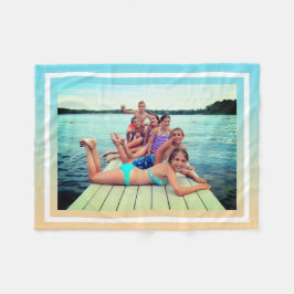 Sommerspass Strandzeit Foto ombre Decke