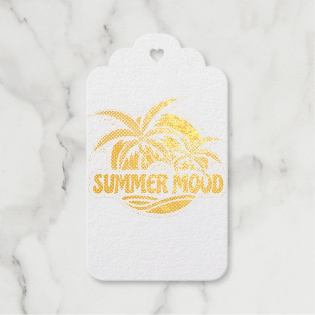 Sommerstimmung Geschenkanhänger (Vorderseite)