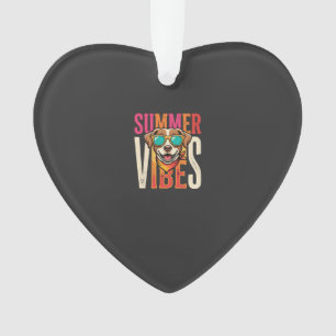 Sommerstimmung Hunde-Sonnenbrille Ornament