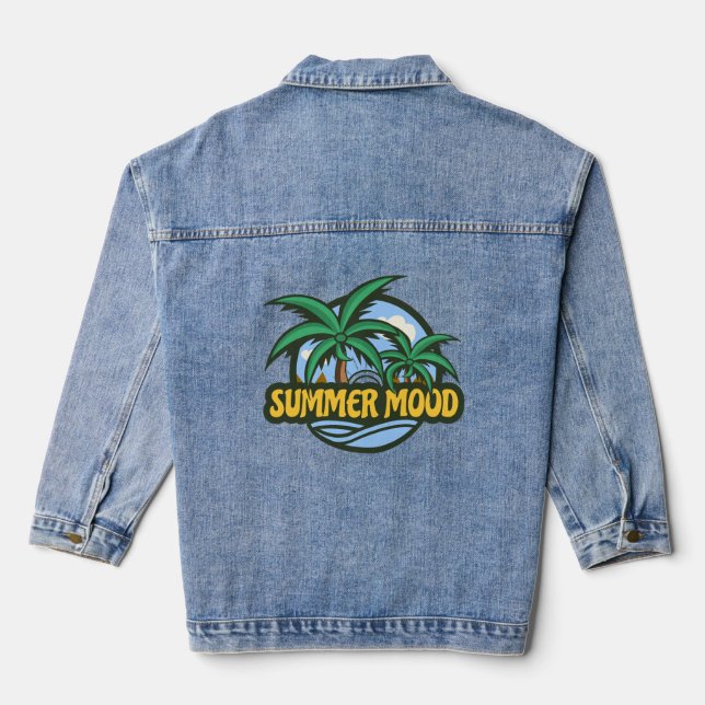 Sommerstimmung Jeansjacke (Rückseite)