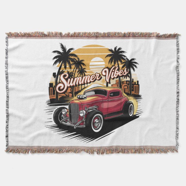Sommerstimmung Klassiker Auto Decke (Vorderseite)