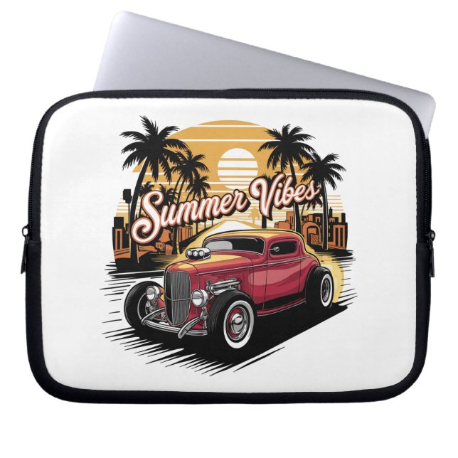 Sommerstimmung Klassiker Auto Laptopschutzhülle (Vorderseite)