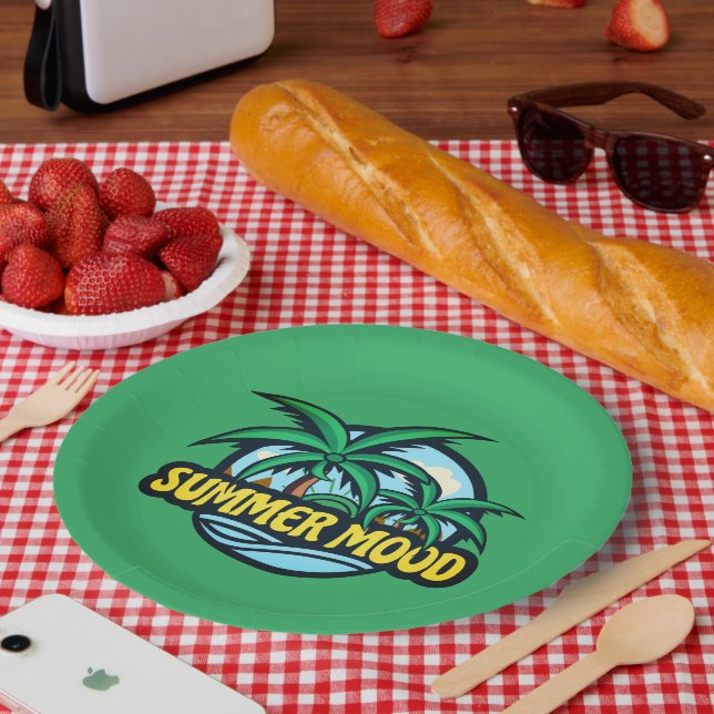 Sommerstimmung Pappteller (Picknick)