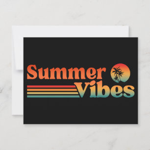 SOMMERSTIMMUNG VINTAGE SONNENUNTERGANG URLaub Postkarte