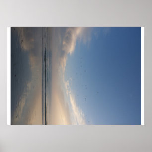 Sommerstrand Bretagne Poster