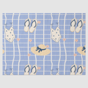 Sommerstrand Essentials Muster (1) Seidenpapier