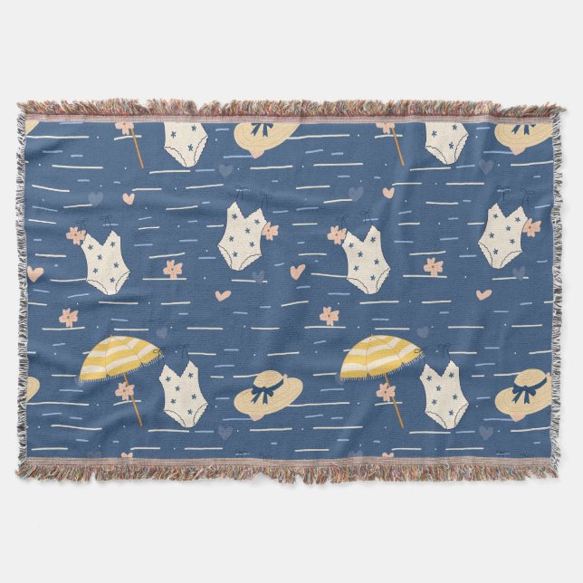 Sommerstrand Essentials Muster (5) Decke (Vorderseite)