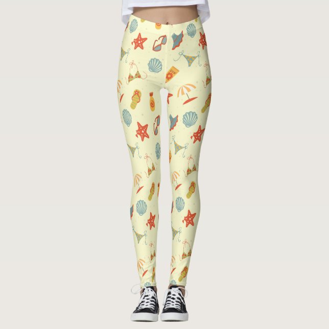 Sommerstrand Leggings (Vorderseite)