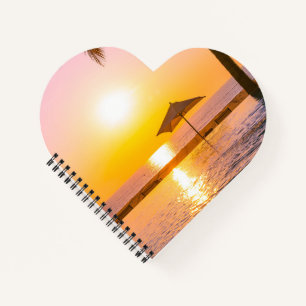 Sommerstrand mit Meer Notizbuch