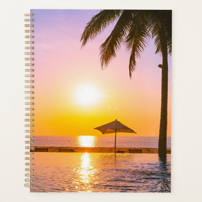 Sommerstrand mit Meer Planer (Vorderseite)