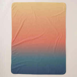Sommerstrand Sonnenaufgang Farbe Sherpadecke