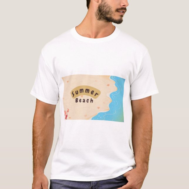 Sommerstrand T-Shirt (Vorderseite)