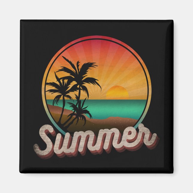 SOMMERSTRAND VINTAG MAGNET (Vorne)