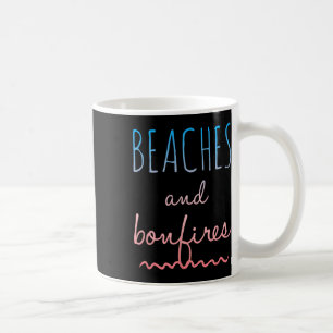Sommerstrände Bonfire Liebe Sprichwort Urlaub Nied Kaffeetasse