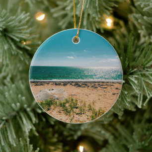 Sommerstrandtag im schwedischen Archipel Keramik Ornament