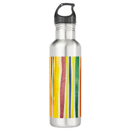 Sommerstreifen Edelstahlflasche