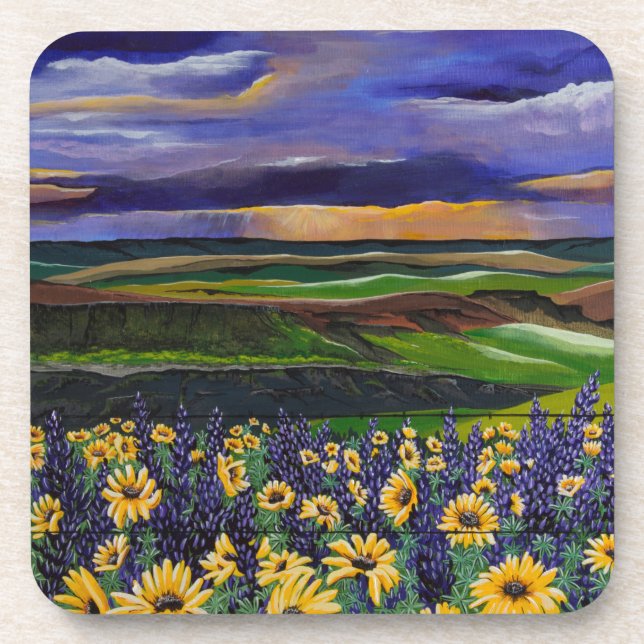 Sommersturm Getränkeuntersetzer (Vorderseite)