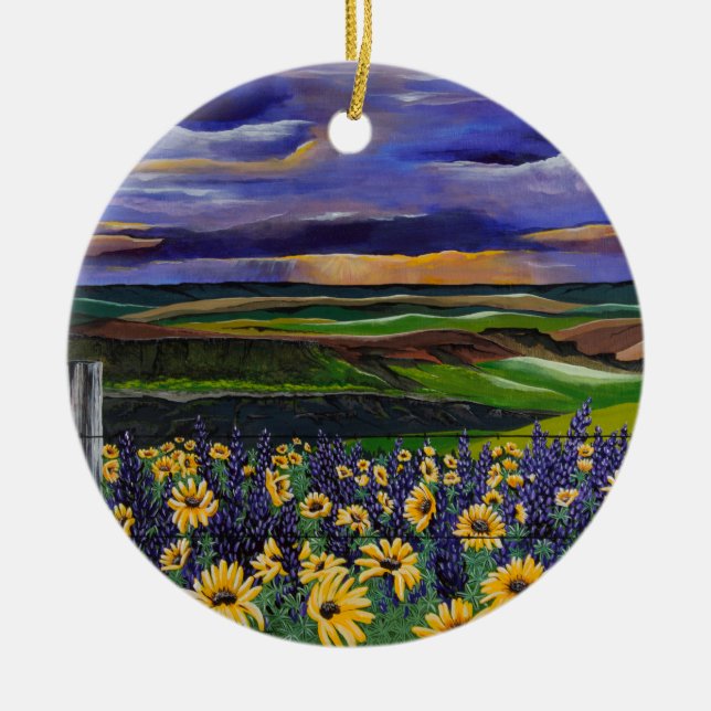 Sommersturm Keramikornament (Vorne)