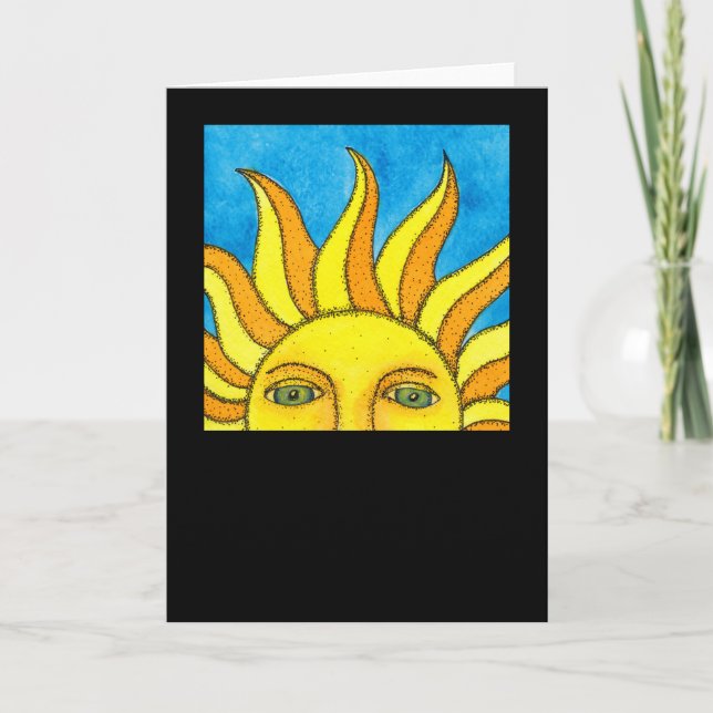 Sommersun-Gruß-Karte Karte (Vorderseite)