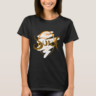 Sommersurfen mit Sonne und Surfbrett T-Shirt