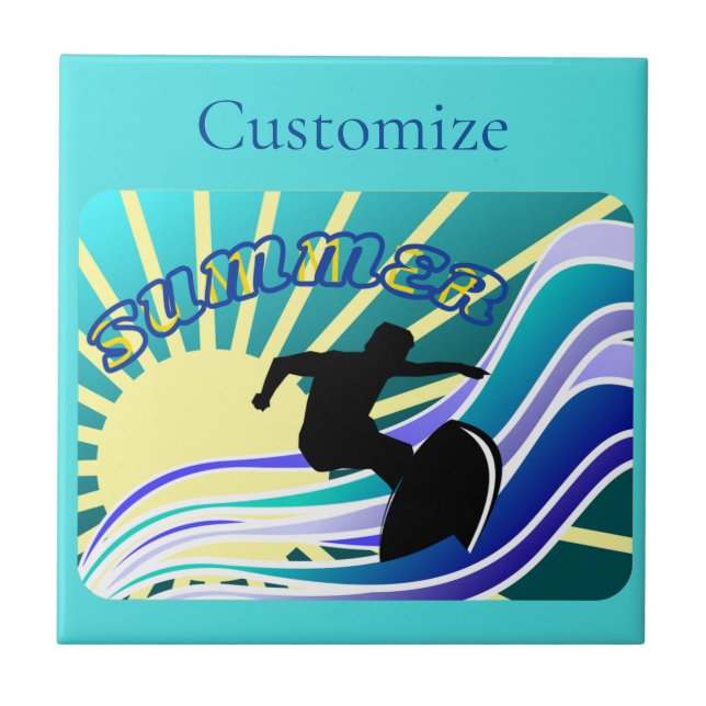 Sommersurfspass Thunder_Cove Fliese (Vorderseite)