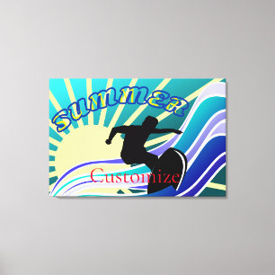 Sommersurfspass Thunder_Cove Leinwanddruck