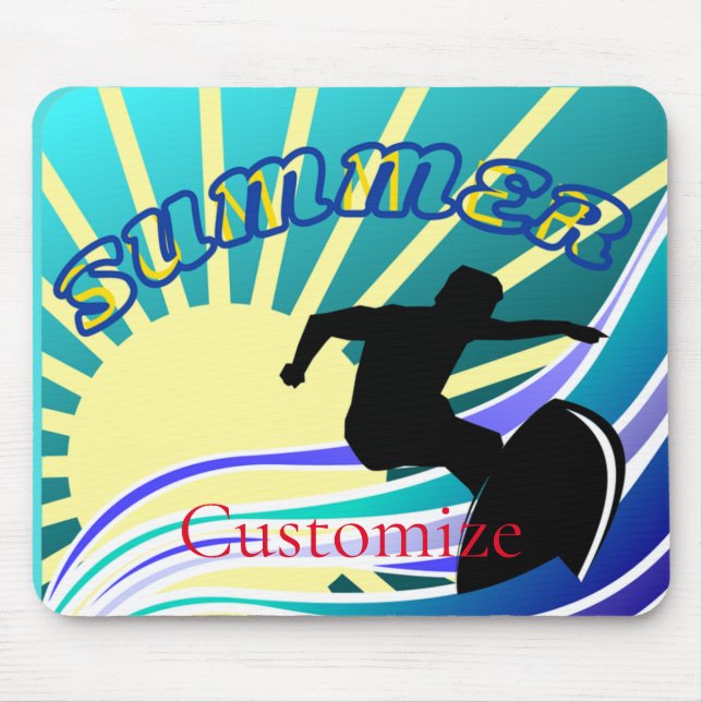 Sommersurfspass Thunder_Cove Mousepad (Vorne)