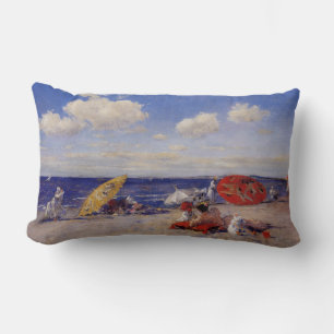 Sommertag am Meer (Strandlandschaft) Lendenkissen