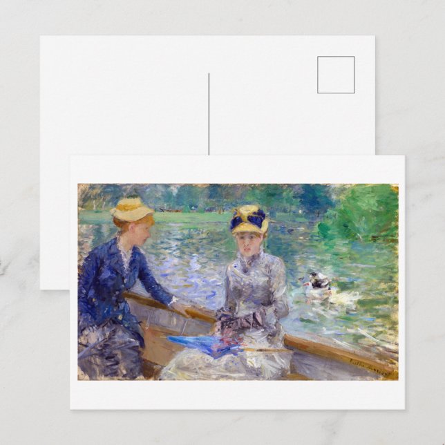 Sommertag | Berthe Morisot | Postkarte (Vorne/Hinten)
