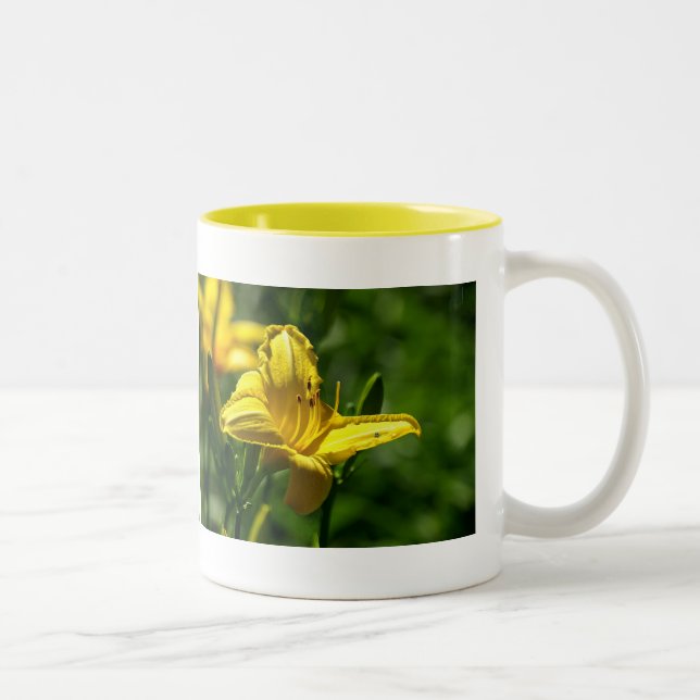 Sommertag Zweifarbige Tasse (Rechts)