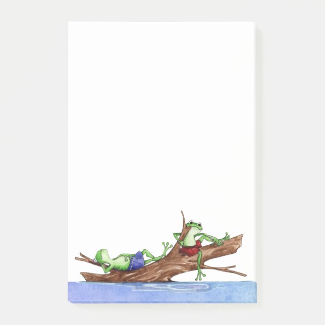 Sommertage Post-it Klebezettel (Vorderseite)