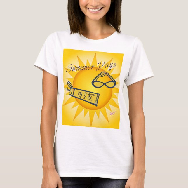 Sommertage Sonnenschein Tank Top (Vorderseite)