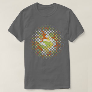 Sommertarnmuster Halftone T-Shirt