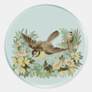 Sommerteich Runder Aufkleber