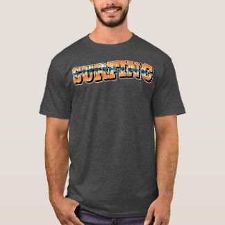 Sommertypografie am Surfstrand T-Shirt