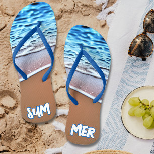 Sommerurlaub am Strand Flip Flops