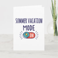 Sommerurlaub eingeschaltet