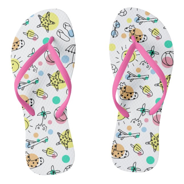 SOMMERURLAUB FUN PATTER FLIP FLOPS (Fußbett)
