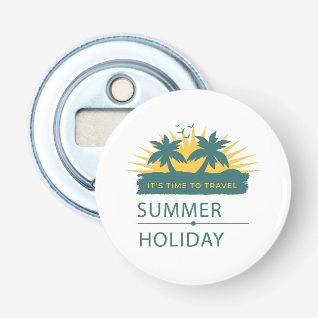 Sommerurlaub Landschaft Flaschenöffner (Vorderseite)