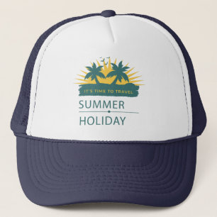 Sommerurlaub Landschaft Truckerkappe