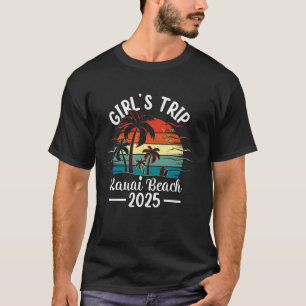 Sommerurlaub Mädchen Reise 2025 Hawaii Kauai Stran T-Shirt