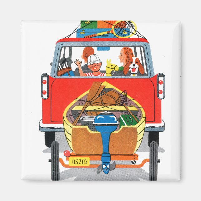 Sommerurlaub Magnet (Vorne)