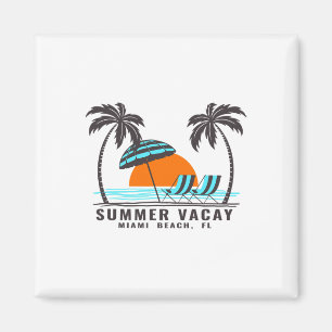 Sommerurlaub Miami Beach Florida USA Strandurlaub Magnet