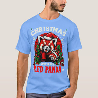 Sommerurlaub panda Lover Funny Christmas im Juli T-Shirt