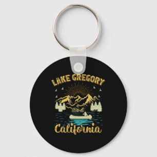 Sommerurlaub Retro Berg Kalifornien Gregory Schlüsselanhänger