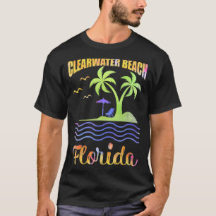 Sommerurlaub Retro Sunset Florida Clearwater Be T-Shirt