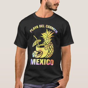 Sommerurlaub Retro Sunset Mexiko Playa del Carm T-Shirt