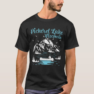 Sommerurlaub Retro Wisconsin Pickerel See T-Shirt