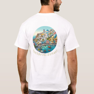 Sommerurlaub Santorin Griechenland "Santorini Sonn T-Shirt