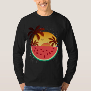 Sommerurlaub Sonnenuntergang Exotische Früchte Pal T-Shirt